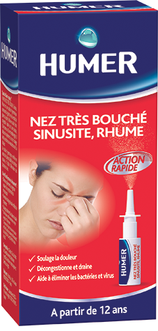 Humer nez bouché sinusite 15 ml